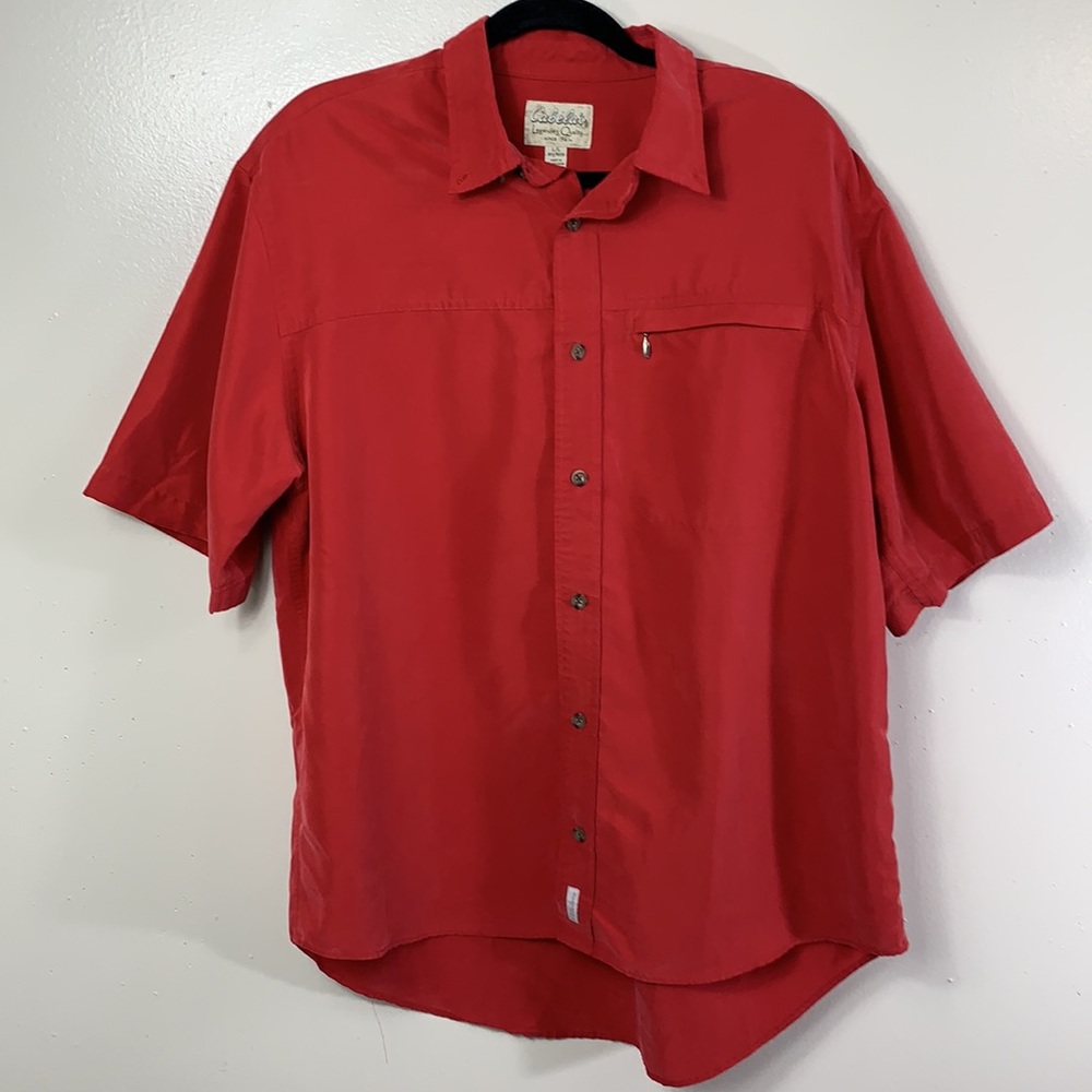 Cabela’s Men size L short sleeve shirt size Large